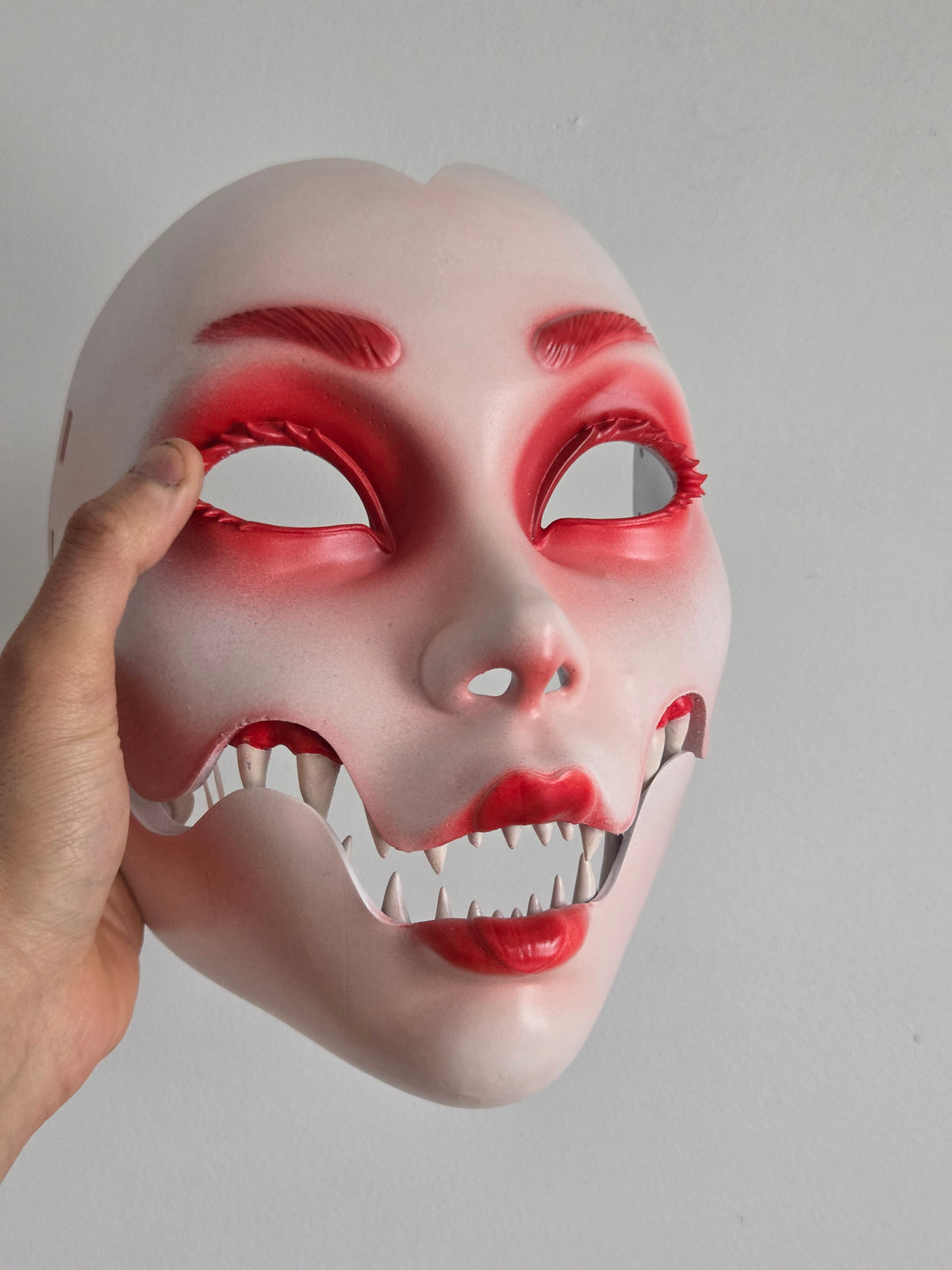 Pink Geisha Oni Full Mask