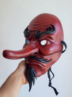 Red Tengu Full Mask