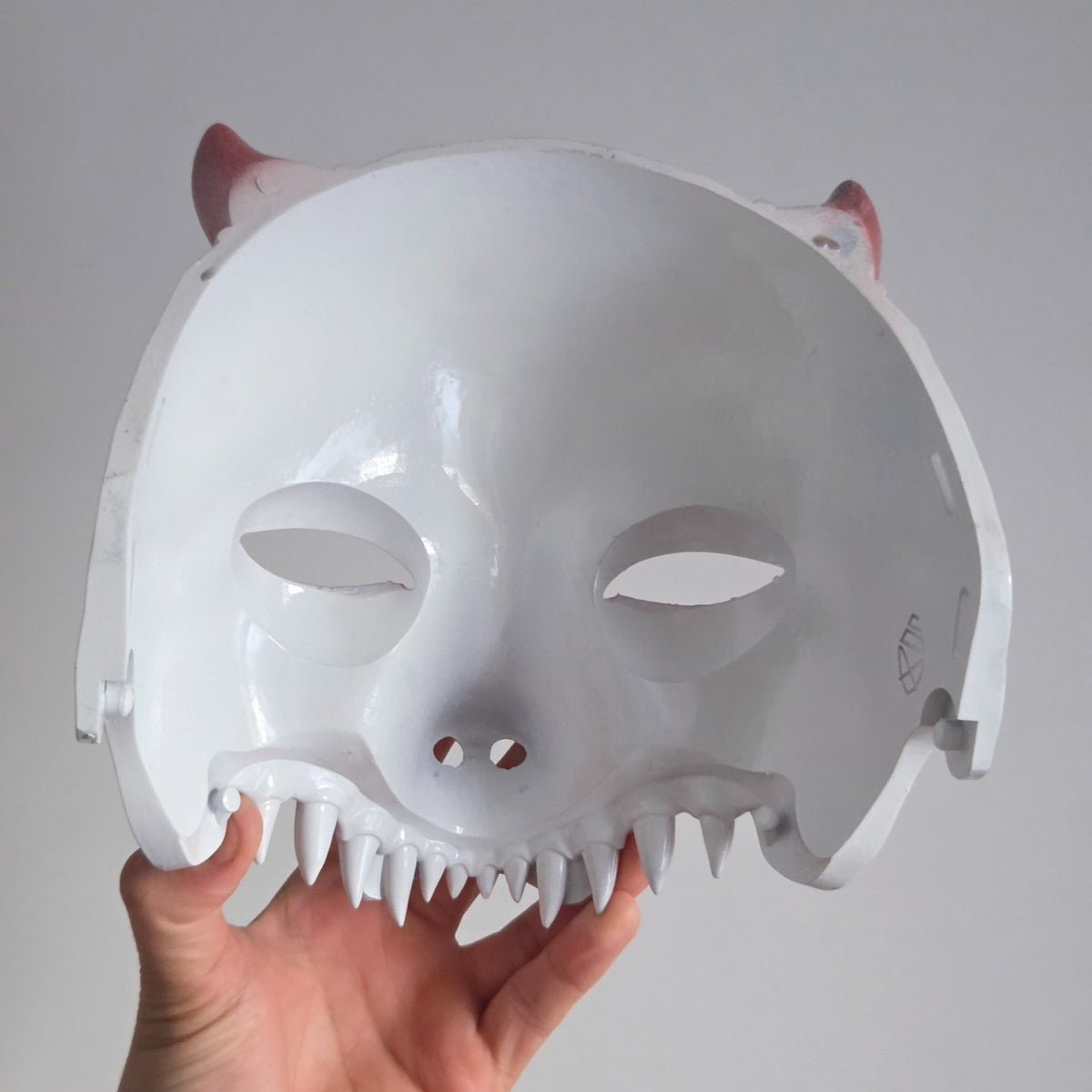 White Hannya Full Mask
