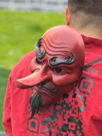 Red Tengu Full Mask