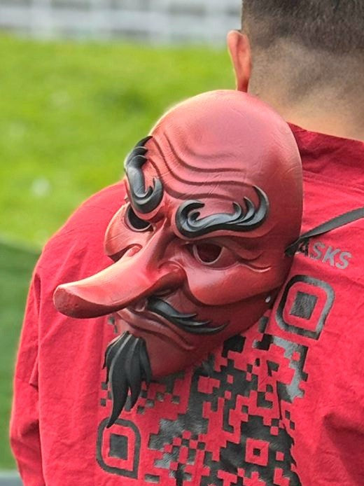 Red Tengu Full Mask