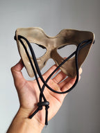 Beige Horror Eye Mask