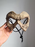 Beige Horror Eye Mask