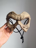 Beige Horror Eye Mask