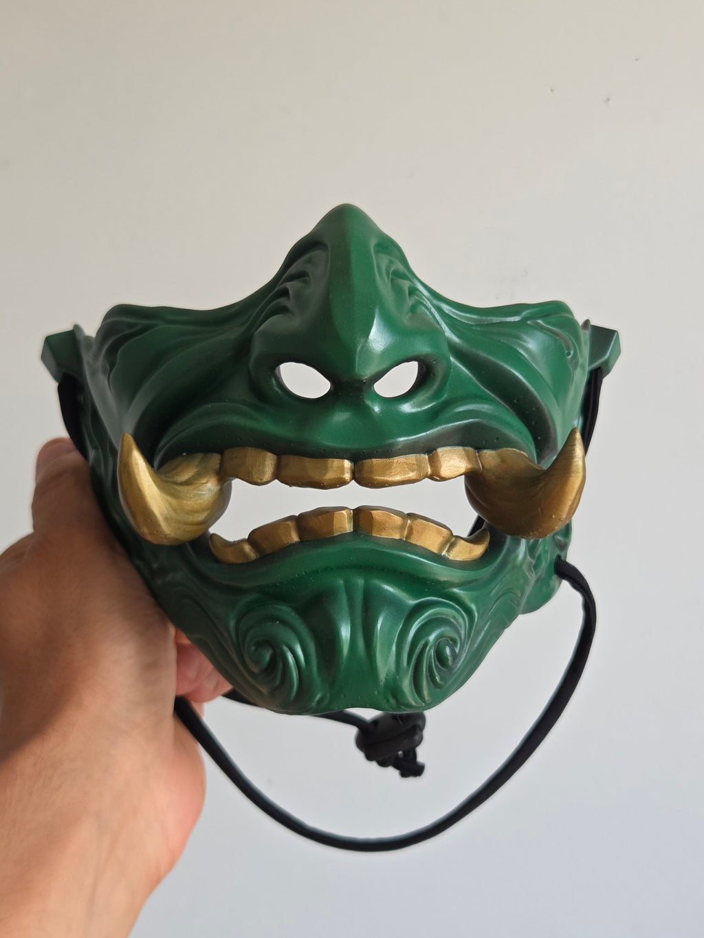 Jade Oni Menpo Half-Mask