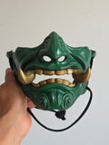 Jade Oni Menpo Half-Mask