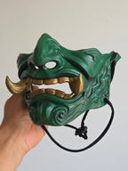 Jade Oni Menpo Half-Mask