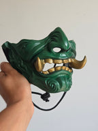Jade Oni Menpo Half-Mask
