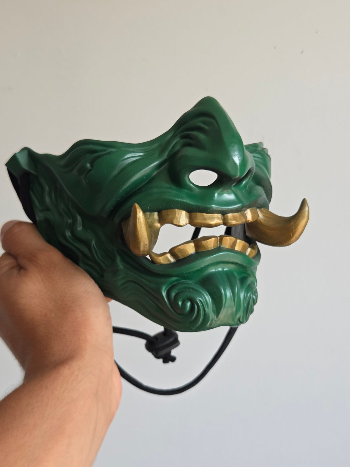 Jade Oni Menpo Half-Mask