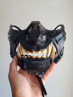Cyber Samurai Half-Mask