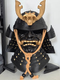 Black Samurai Helmet and Mask Kit