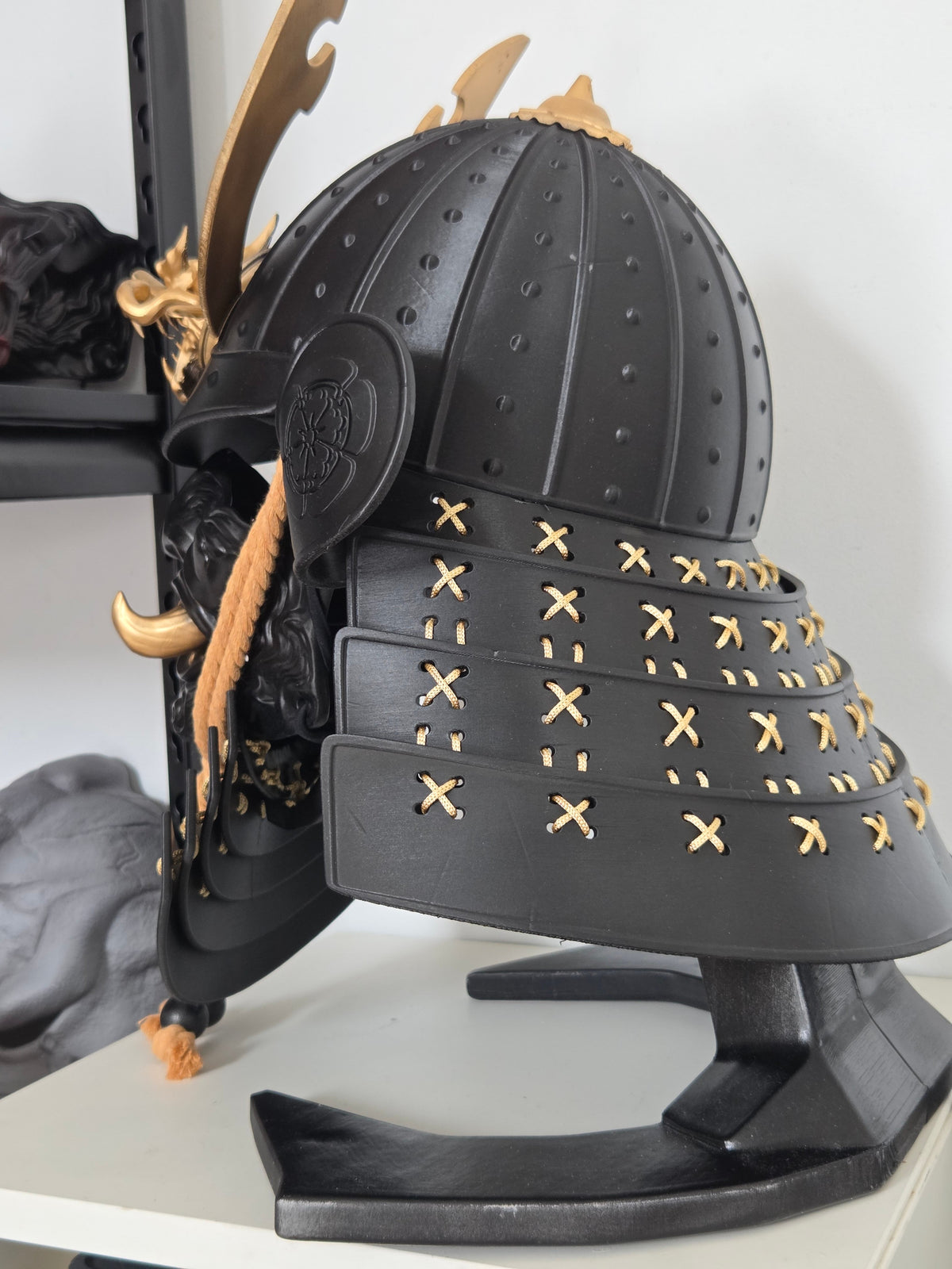 Black Samurai Kabuto Helmet