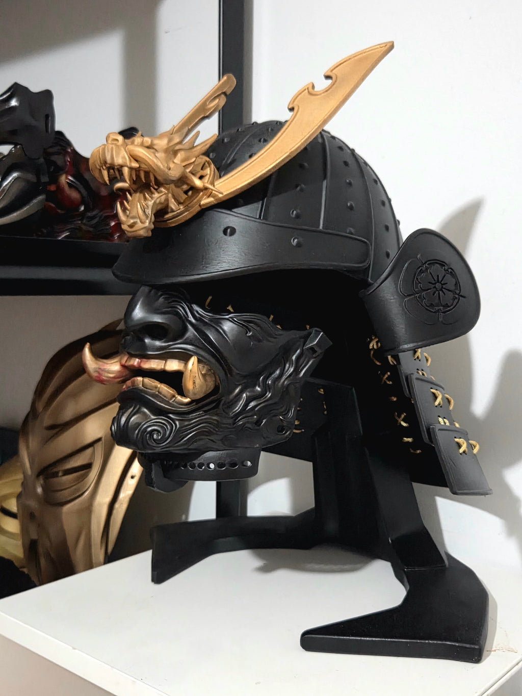 Black Samurai Kabuto Helmet