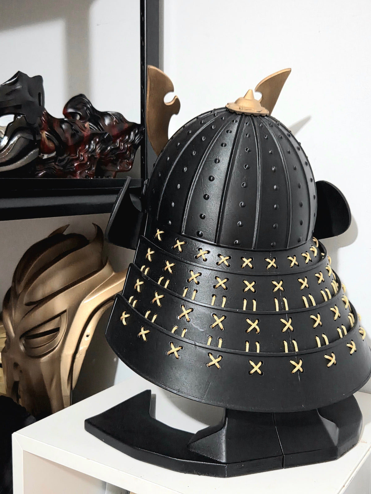Black Samurai Kabuto Helmet