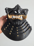 Black Samurai Oni Armored Mask