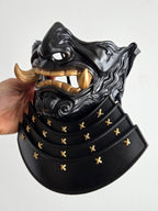 Black Samurai Oni Armored Mask