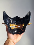 Blue Hannya Half-Mask - Custom Colors