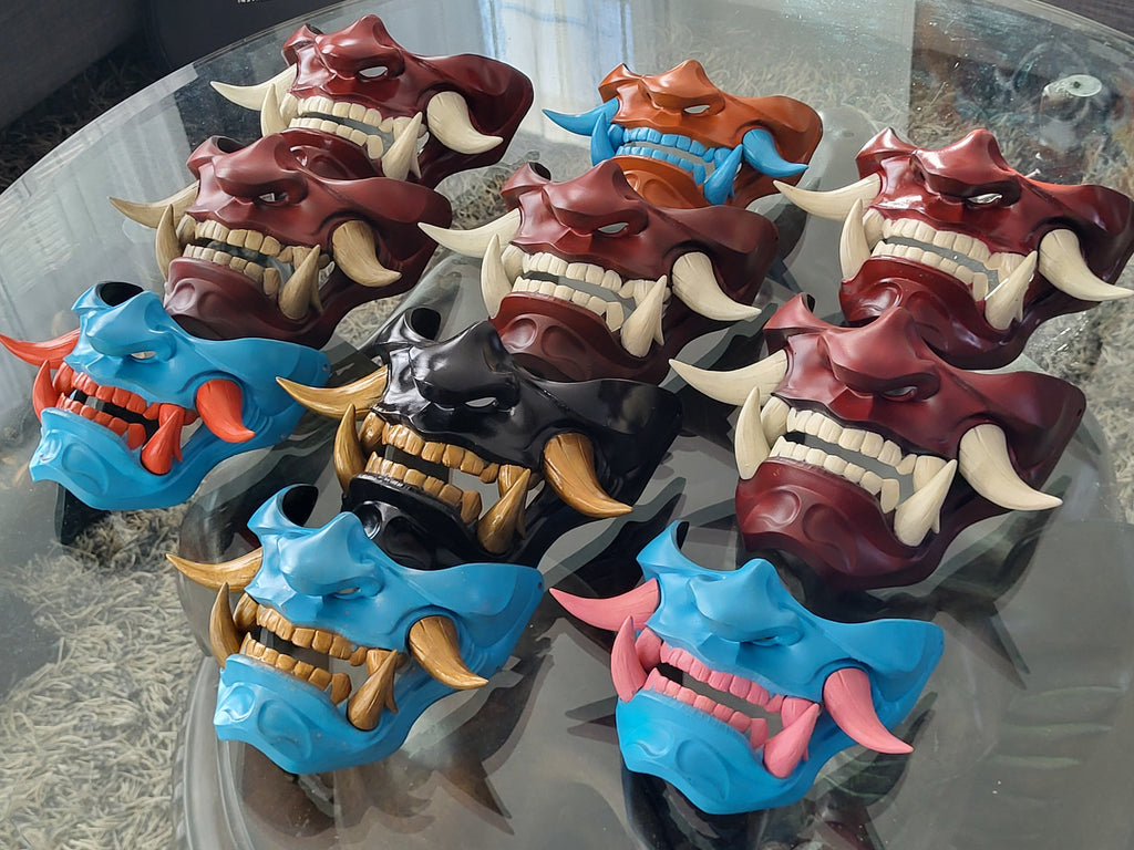Red Oni Half-Mask
