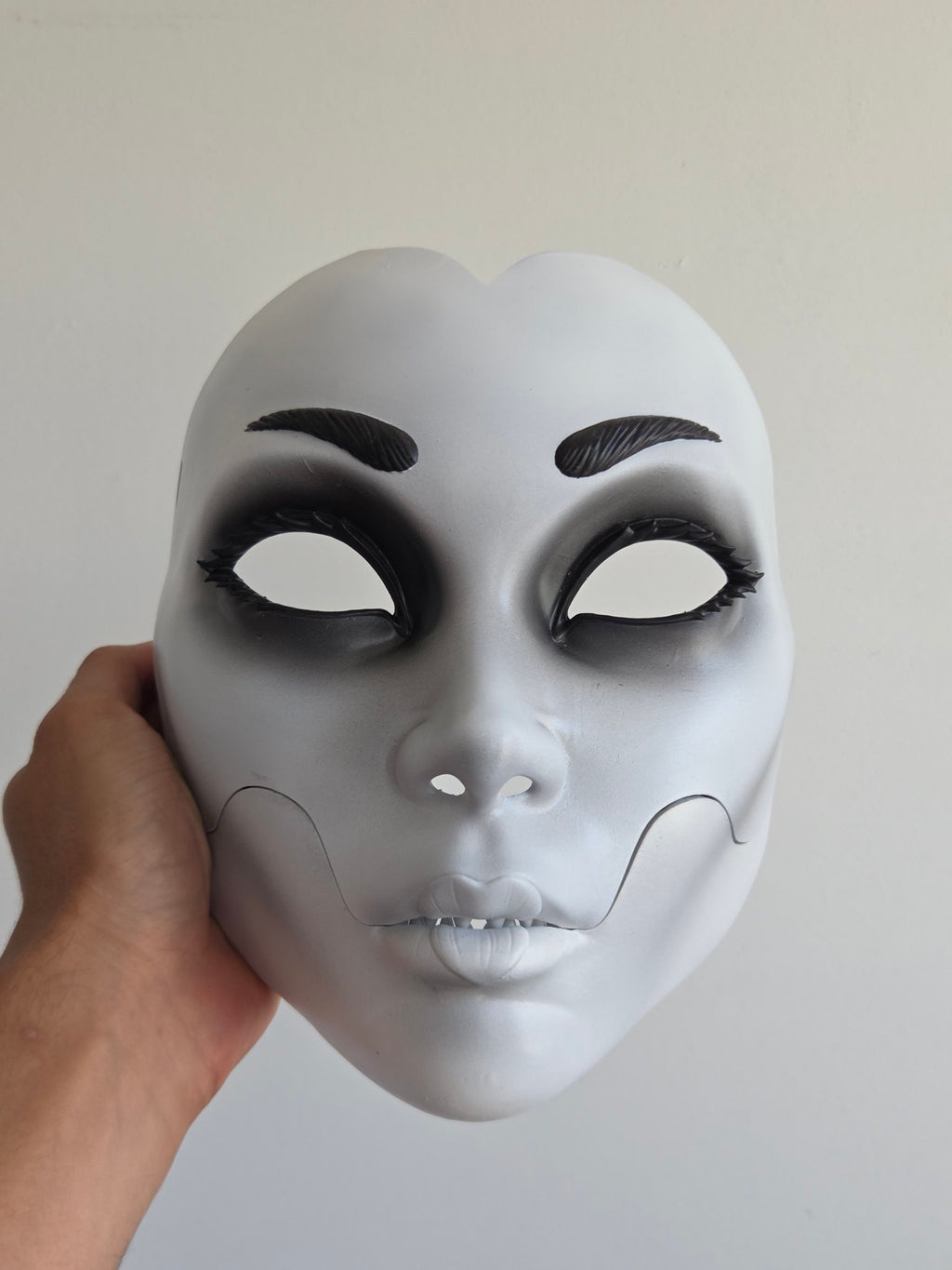 White Geisha Oni Full Mask