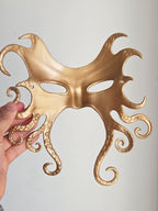 Golden Octopus Venetian Mask