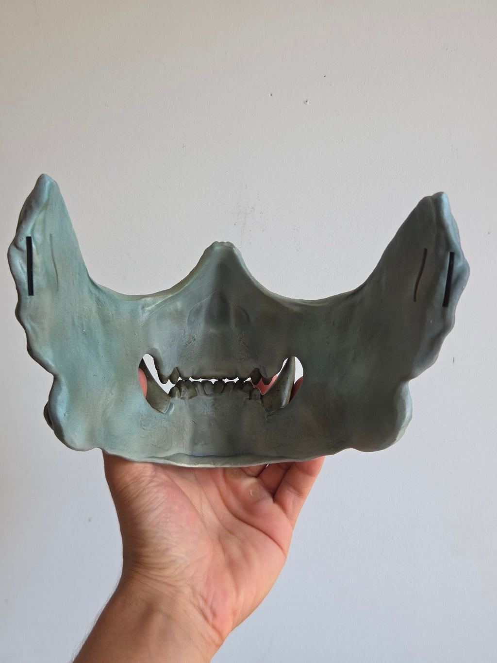 Ancient Stone Oni Menpo Half-Mask