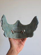 Ancient Stone Oni Menpo Half-Mask
