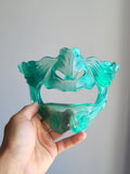 Jade Translucent Oni Half-Mask