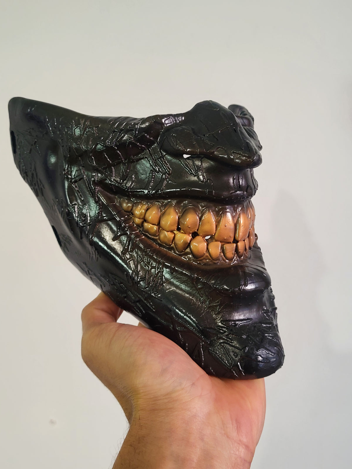 Joker Black Half-Mask