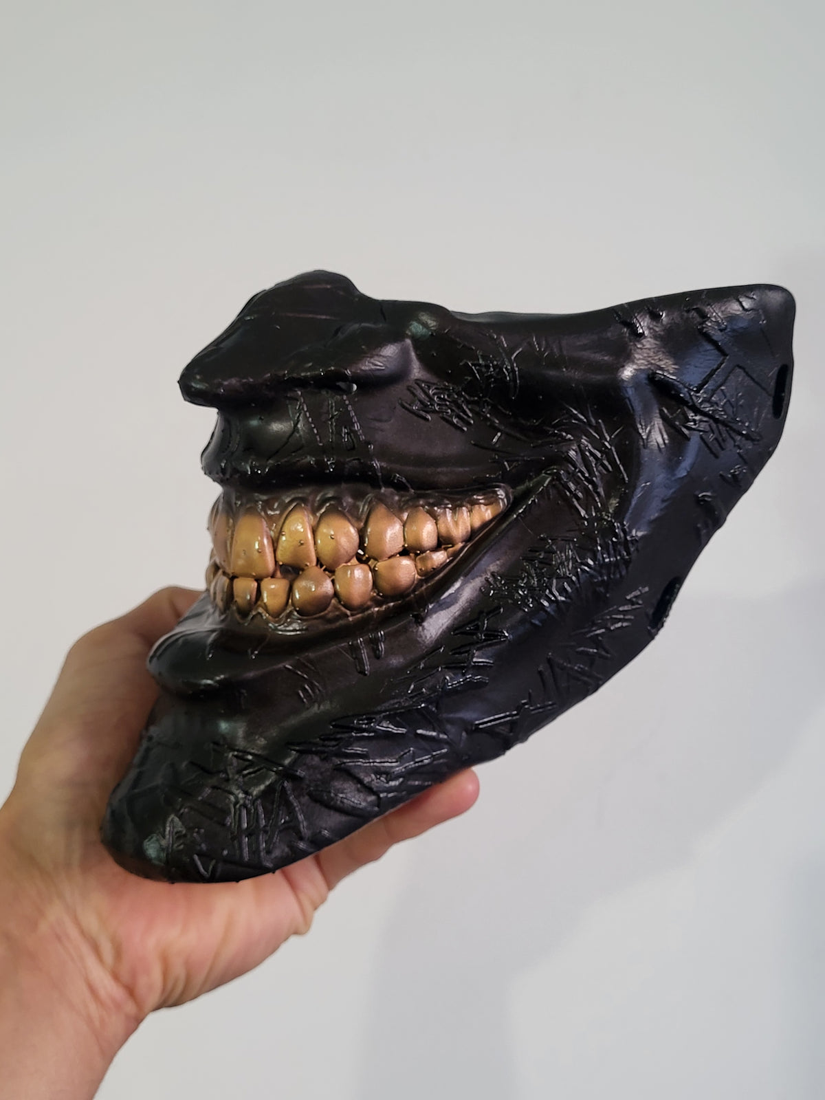 Joker Black Half-Mask