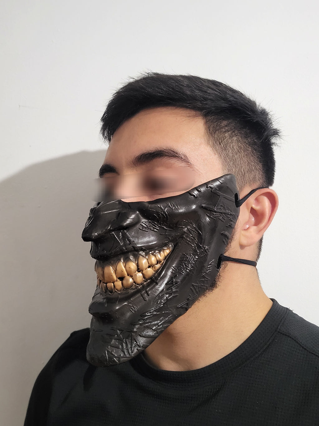 Joker Black Half-Mask