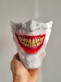Joker White Half-Mask