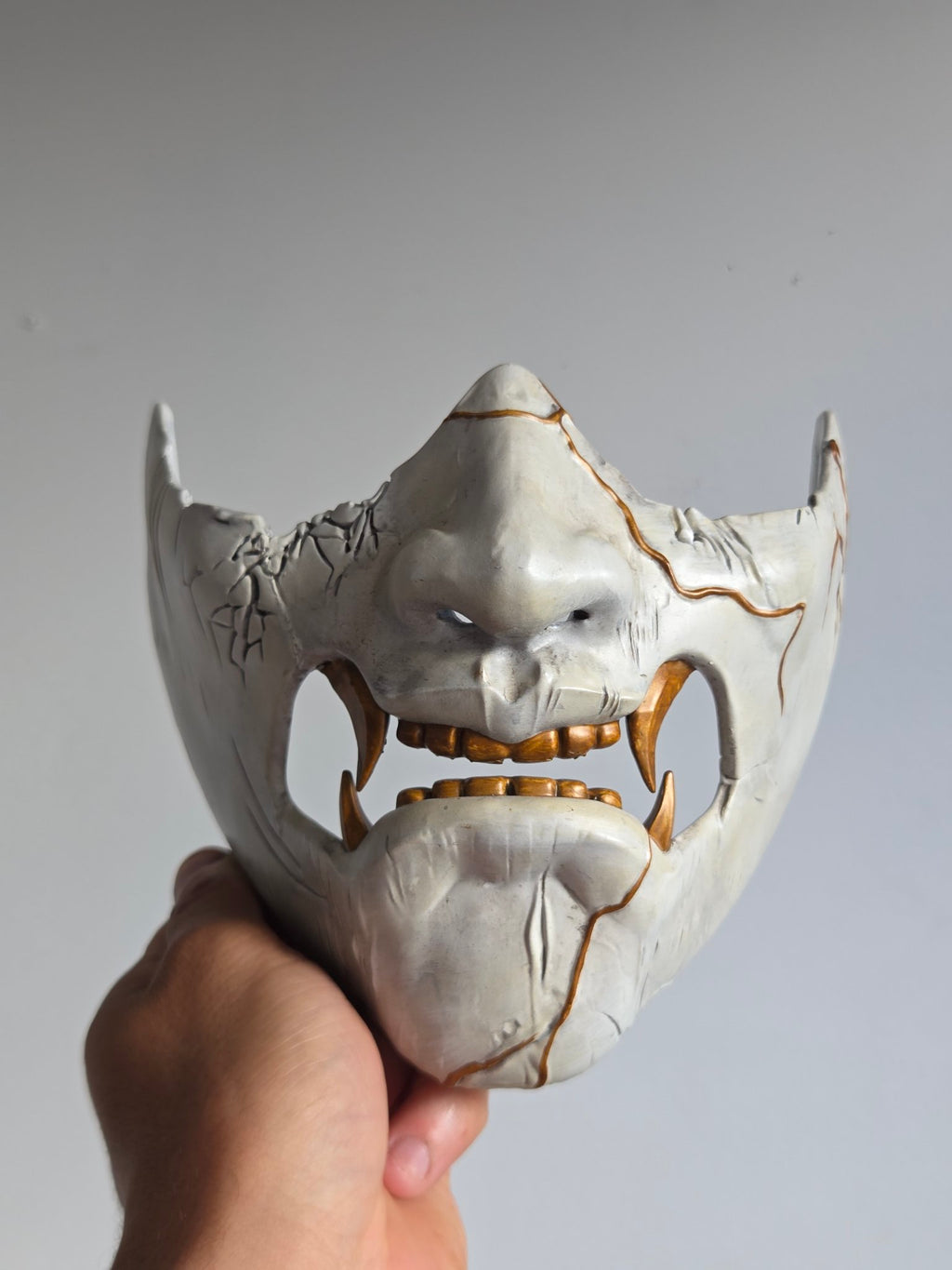 Kintsugi Oni Menpo Half-Mask
