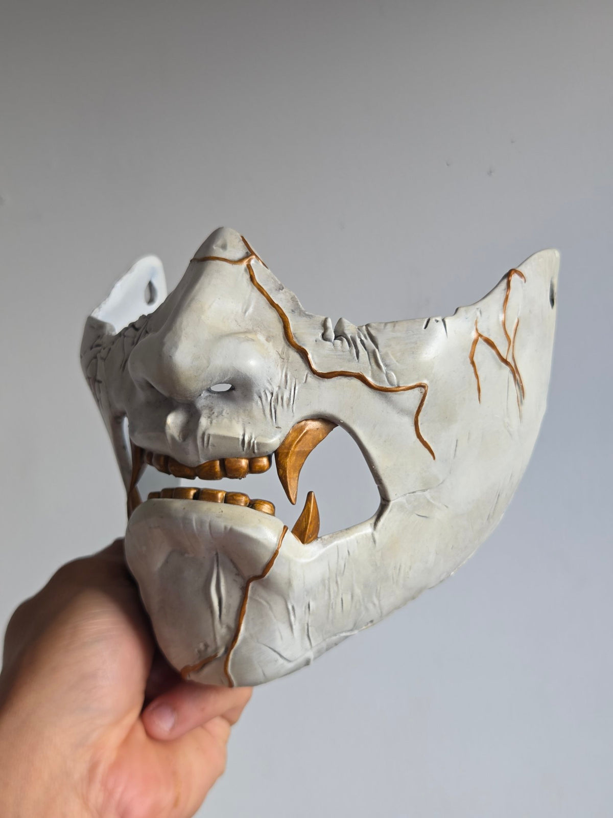 Kintsugi Oni Menpo Half-Mask