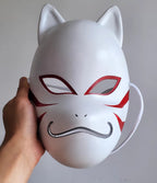 White Kitsune Fox Mask