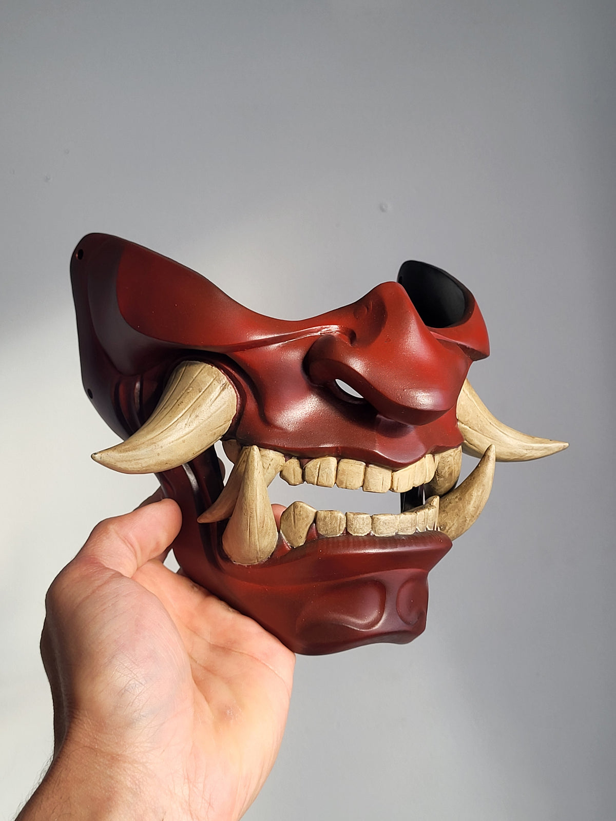 Red Oni Half-Mask