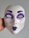 Violet Geisha Oni Full Mask