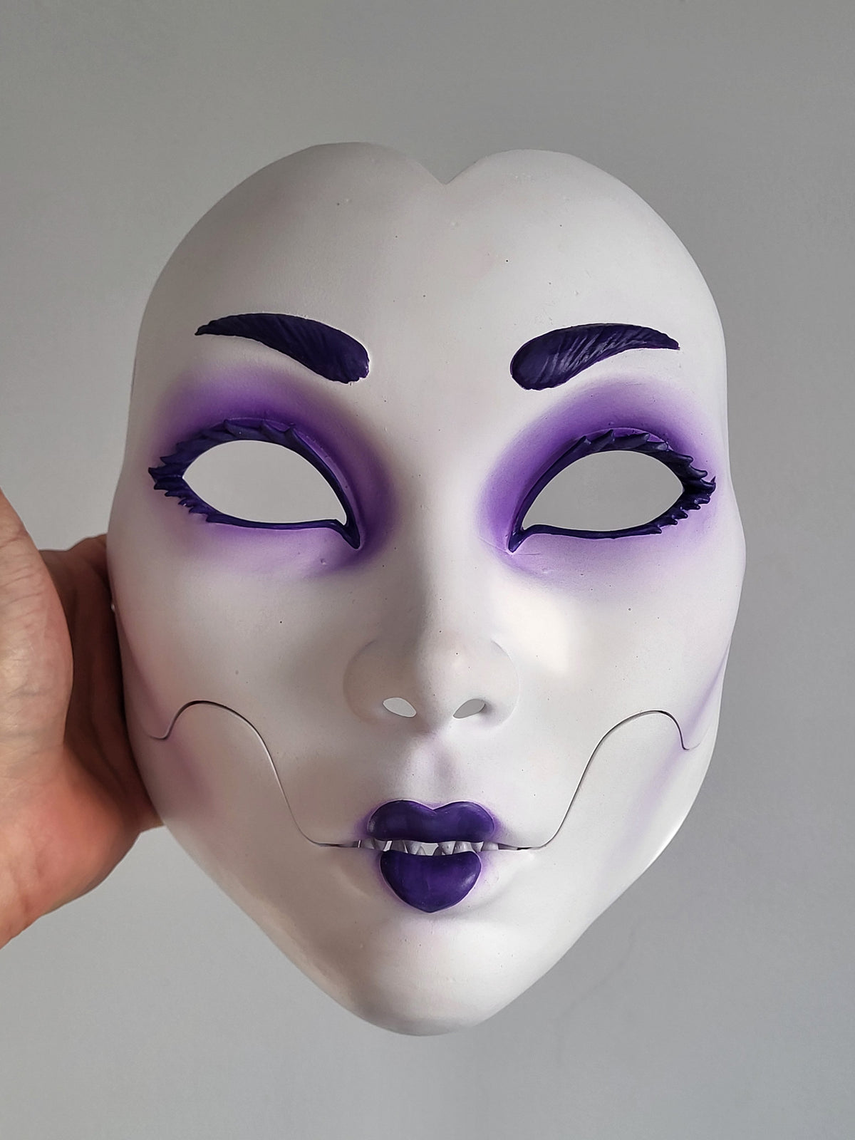 Violet Geisha Oni Full Mask