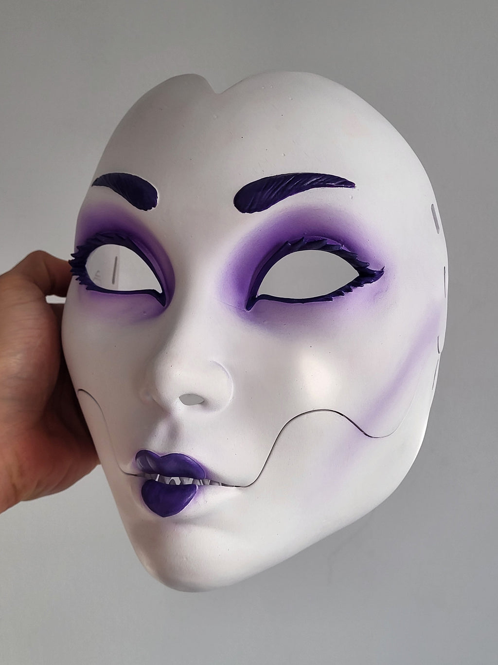 Violet Geisha Oni Full Mask