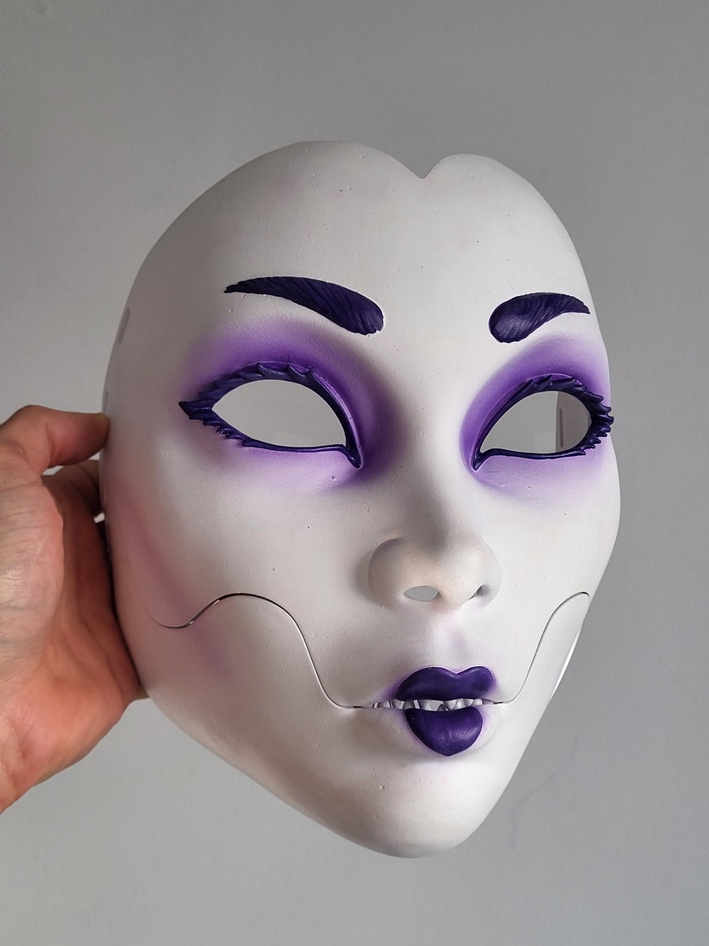 Violet Geisha Oni Full Mask