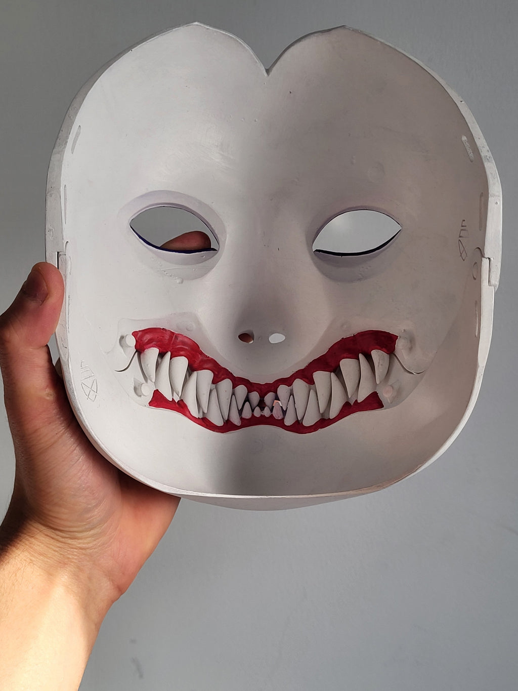 Violet Geisha Oni Full Mask