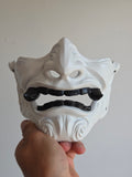 White Oni Menpo Half-Mask