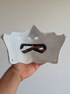 White Oni Menpo Half-Mask